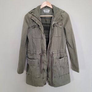 Zara Khaki Utility Jacket for Women